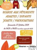 Bourse vêtements, puériculture, jouets