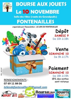 Photo de la bourse aux jouets Bouse aux jouets du Lien de Fontenailles