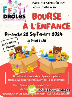 Photo de la bourse aux jouets Bouse à l'enfance - St Hilaire de Villefranche