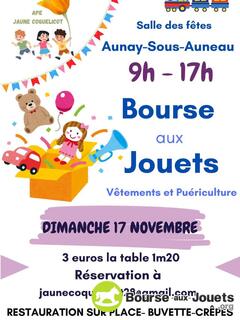 Photo de la bourse aux jouets Bouses aux jouets, vêtements et objet de puériculture