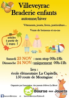 Photo de la bourse aux jouets Braderie automne-hiver