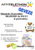 BRADERIE du JOUET puericulture telethon geveze