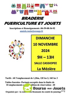 Photo de la bourse aux jouets Braderie puericulture et jouets