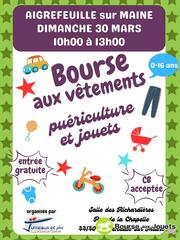 Photo de la bourse aux jouets Braderie puériculture, vêtements 0-16 ans, jeux jouets livre