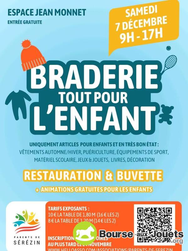 Braderie : tout pour l'enfant