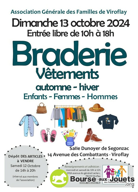 Braderie de vêtements AGFV