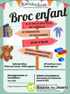 Photo de la bourse aux jouets Broc 'enfant