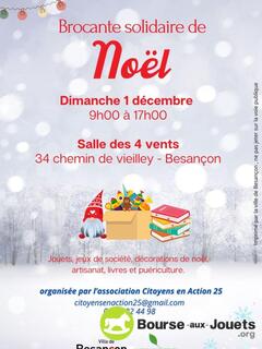 Photo de la bourse aux jouets brocante de noel