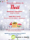 Photo brocante de noel à Besançon