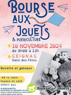 Photo de la bourse aux jouets CEIGNAC - Bourse aux jouets et puériculture