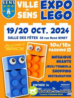 Photo de la bourse aux jouets Expo briques PUISSANCE BRICK Sens 2024