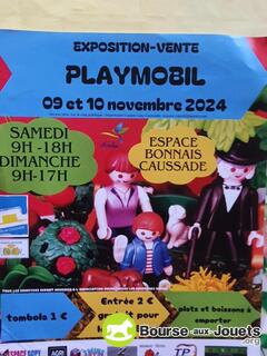 Photo de la bourse aux jouets Exposition et vente playmobil