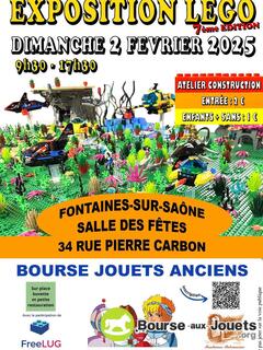 Photo de la bourse aux jouets Exposition Lego et bourse jouets anciens