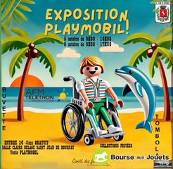 Photo de la bourse aux jouets Exposition Playmobil