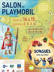 Photo de la bourse aux jouets Exposition playmobil