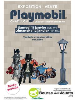 Photo de la bourse aux jouets Exposition ventes de Playmobil