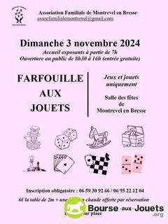 Photo de la bourse aux jouets Farfouille aux jouets de l'Association Familiale