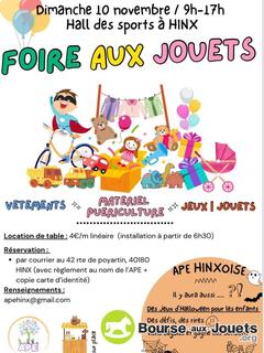 Photo de la bourse aux jouets Foire aux jouets