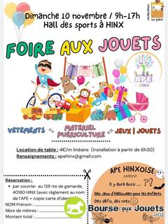 Photo de la bourse aux jouets Foire aux jouets