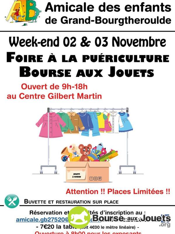 Foire à la Puériculture - Bourse aux jouets