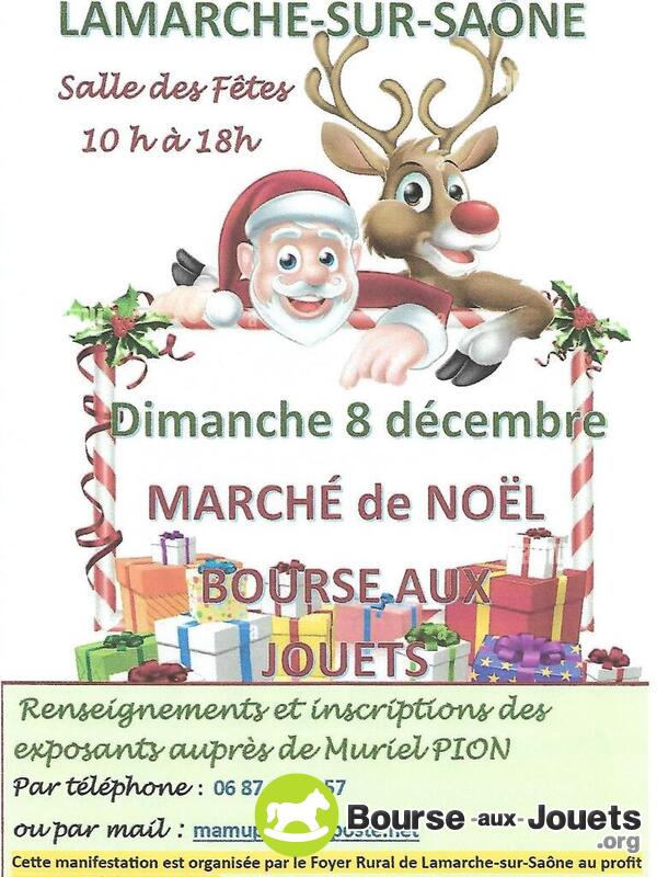 Marché de Noël et Bourse aux jouets au profit du Téléthon