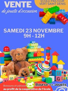 Photo de la bourse aux jouets Vente de jouets d'occasion à l'école Pasteur (Vert Saint Den