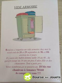 Photo de la bourse aux jouets Vide armoire