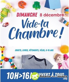 Photo de la bourse aux jouets vide tes chambres