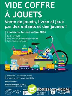 Photo de la bourse aux jouets VIDE COFFRE A JOUETS enfants jeunes Service LE DE A JOUER