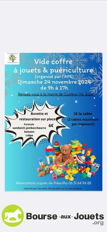 Vide coffre à jouets et puériculture