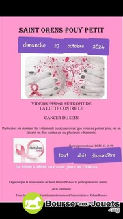 Photo de la bourse aux jouets Vide dressing au profit de la lutte contre le cancer du sein