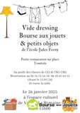 Vide dressing, bourse aux jouets et petit objets.