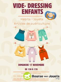 Photo de la bourse aux jouets Vide-dressing enfants 0-10ans: jouets_vêtements_puériculture