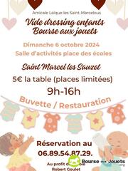 Photo de la bourse aux jouets vide dressing enfants, bourse aux jouets