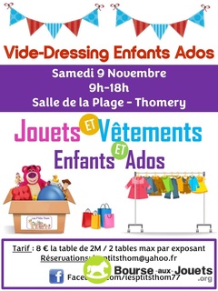 Photo de la bourse aux jouets Vide Dressing des enfants et ados