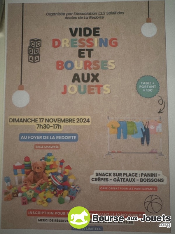 Vide dressing et bourses aux jouets