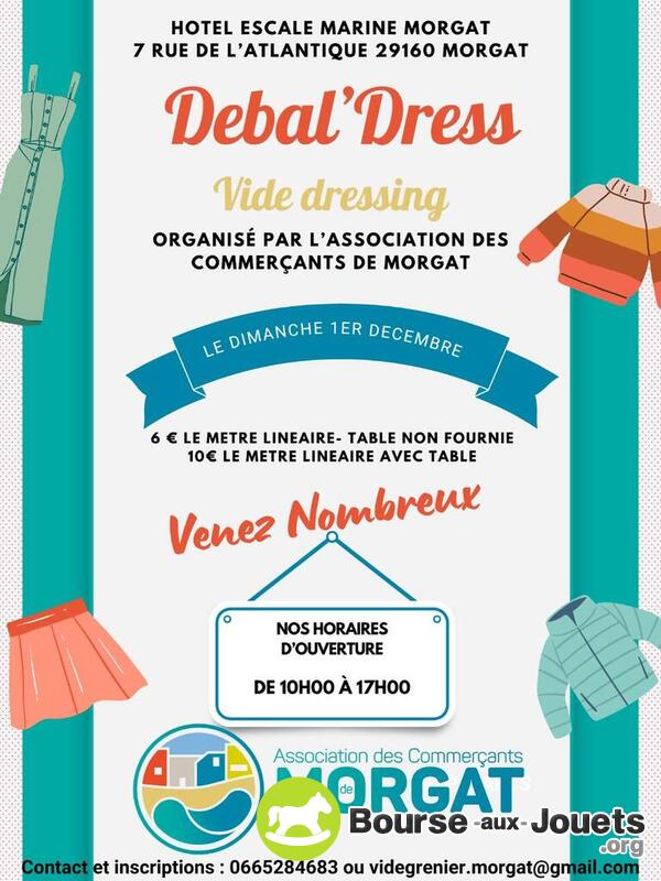 Vide dressing de l'association des commerçants de Morgat