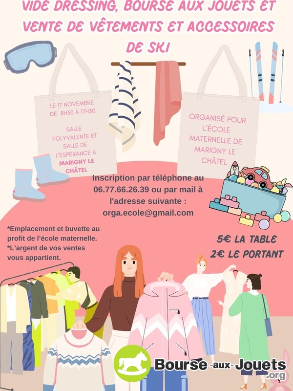 Vide dressing - puériculture - vêtement ski - jouets