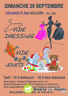 Photo de la bourse aux jouets Vide dressing- vide jouets