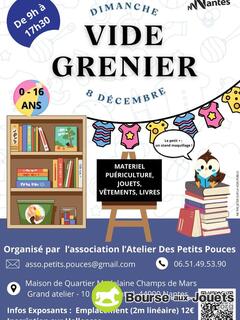 Photo de la bourse aux jouets Vide-Grenier L'Atelier des Petits Pouces