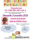 Vide grenier puériculture du Chemin de Lola SALLE DE L 'EDEN