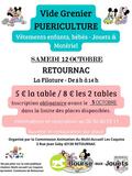 Vide grenier puériculture ( matériel, vêtements, jouets ...)