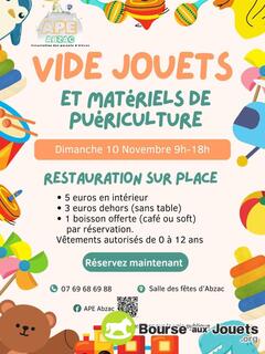 Photo de la bourse aux jouets Vide jouet et puériculture, vêtements enfants