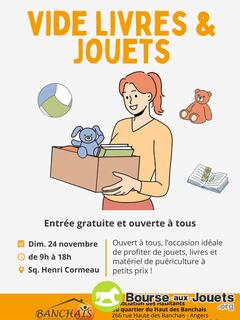 Photo de la bourse aux jouets Vide-livres, jouets et matériel de puériculture des BANCHAIS