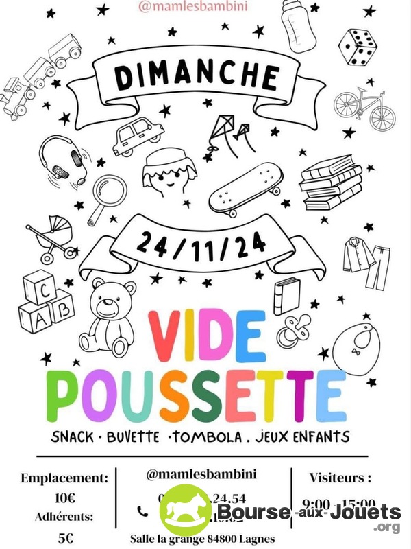 Vide poussette les Bambini