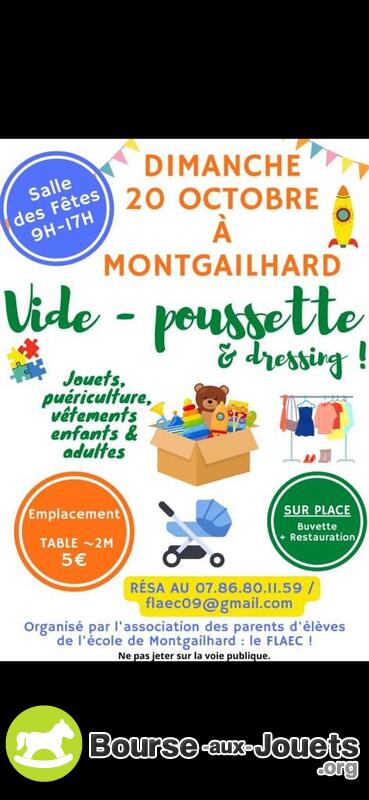 Vide poussette et dressing