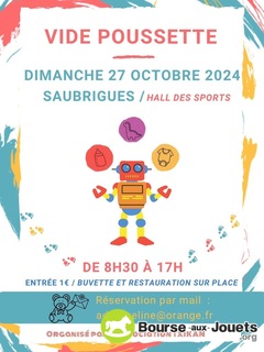 Photo de la bourse aux jouets Vide poussette - places exposants disponibles