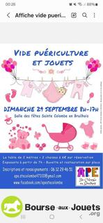 Photo de la bourse aux jouets Vide Puériculture et jouets de la naissance à l' adolscence