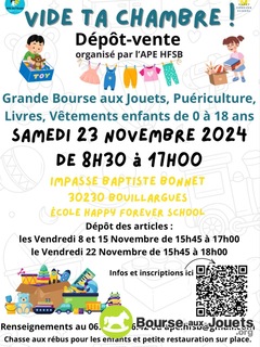 Photo de la bourse aux jouets Vide ta chambre (Dépôt vente)