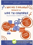 Photo Vide ta chambre organisé par l'ape des 3 dolmens à Brissac Loire Aubance